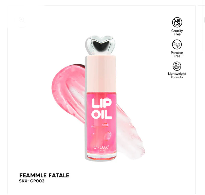 Clux Cosmetics Lip Oil Heart