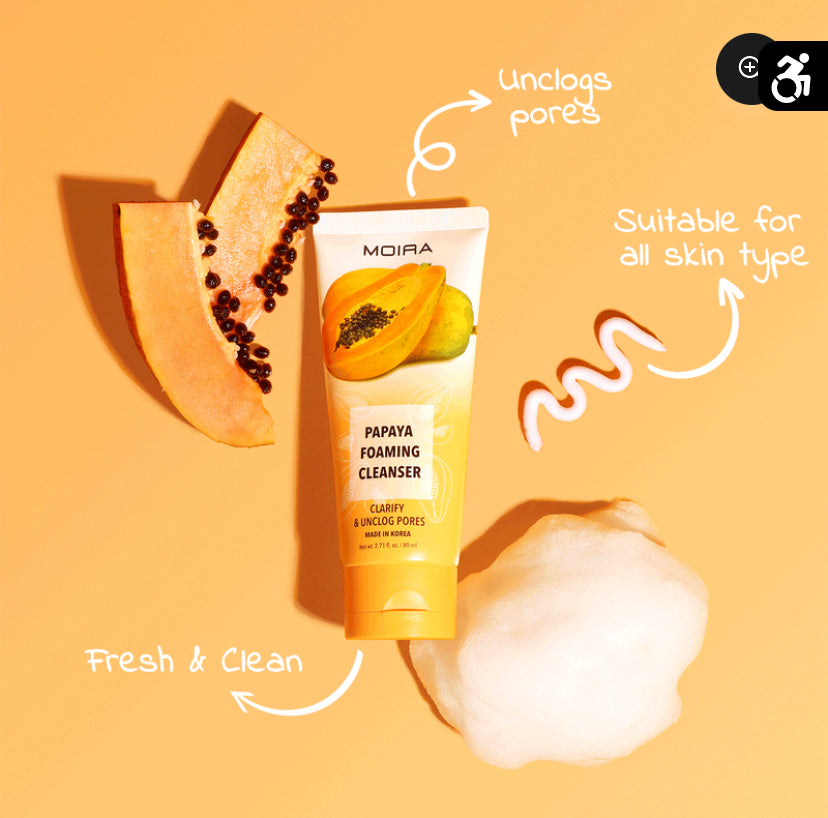 Moira Beauty Papaya Foaming Cleanser