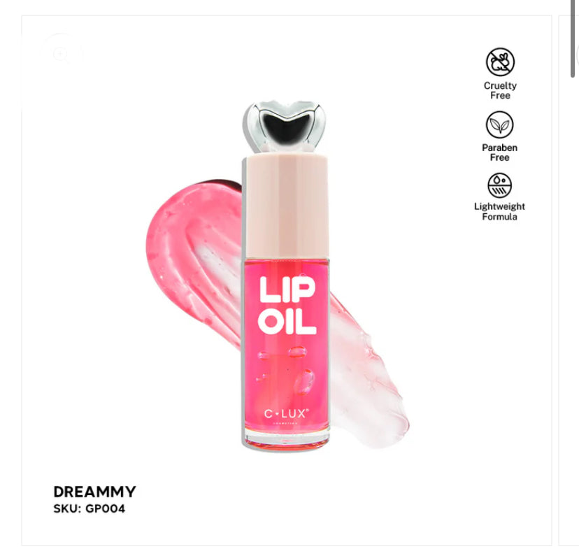 Clux Cosmetics Lip Oil Heart