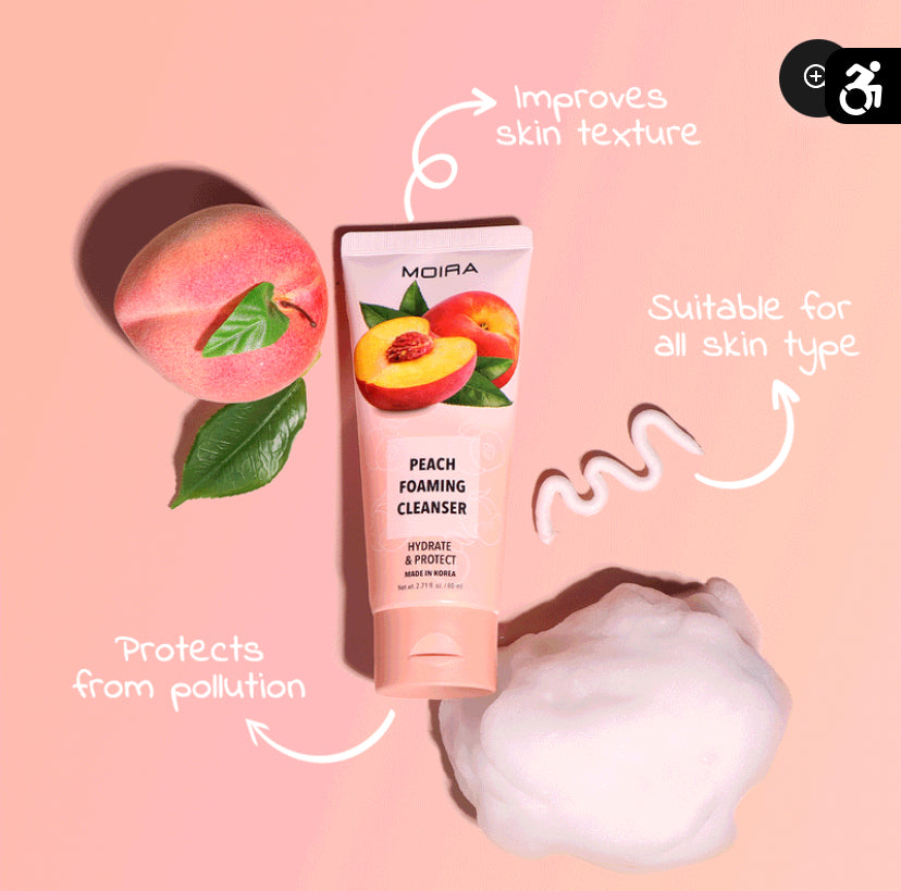Moira Beauty Peach Foaming Cleanser
