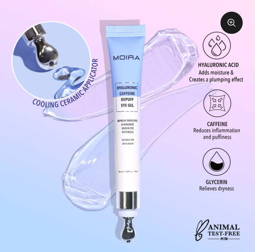 Moira Beauty Hyaluronic Caffeine Depuff Eye Gel