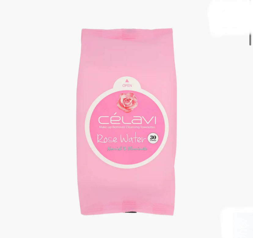 Célavi Rose Water Wipes