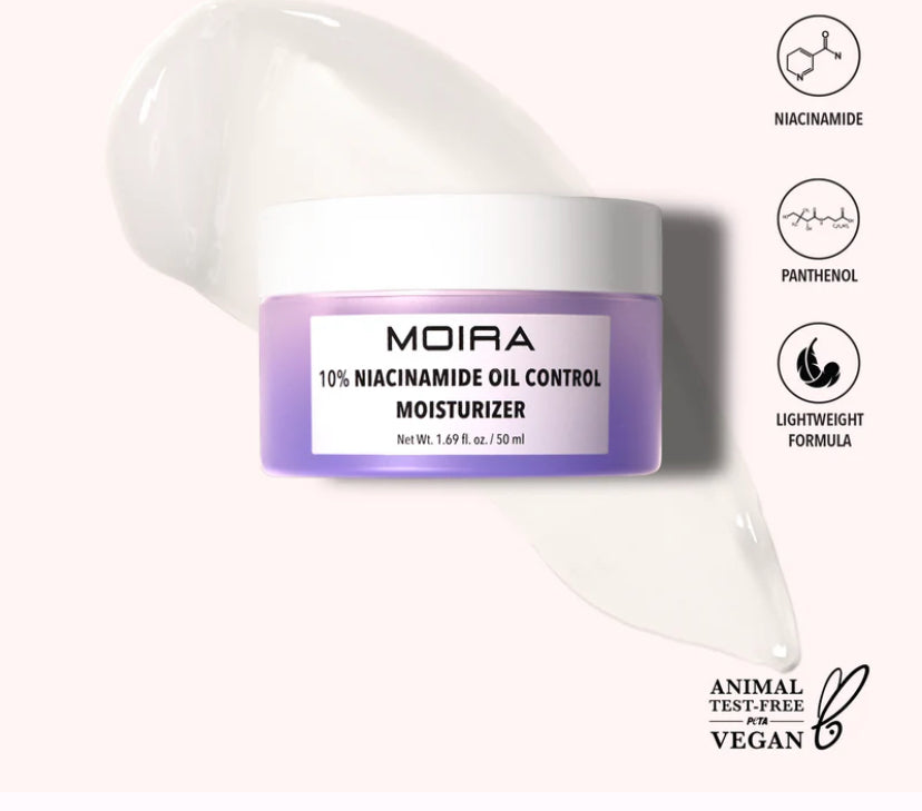 Moira Beauty 10% Niacinamide Oil Control Moisturizer
