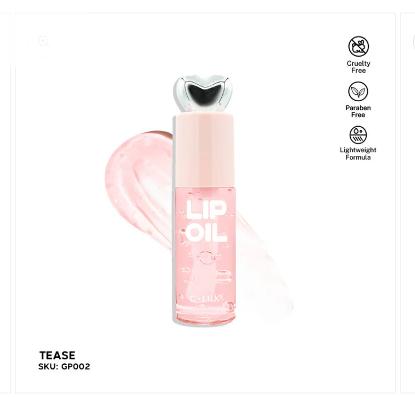 Clux Cosmetics Lip Oil Heart